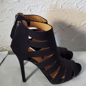 Jessica Simpson Jubelle Cutout Black High Heel